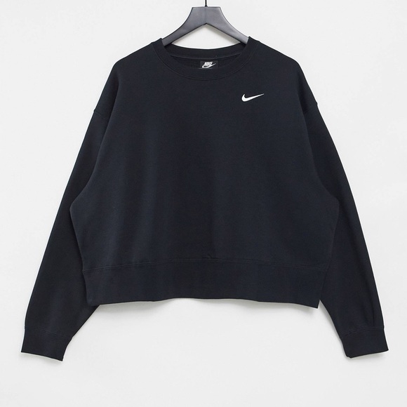 Nike Tops - Nike Sportswear Women’s Essentials Fleece Cropped Crewneck Sweatshirt Black XS